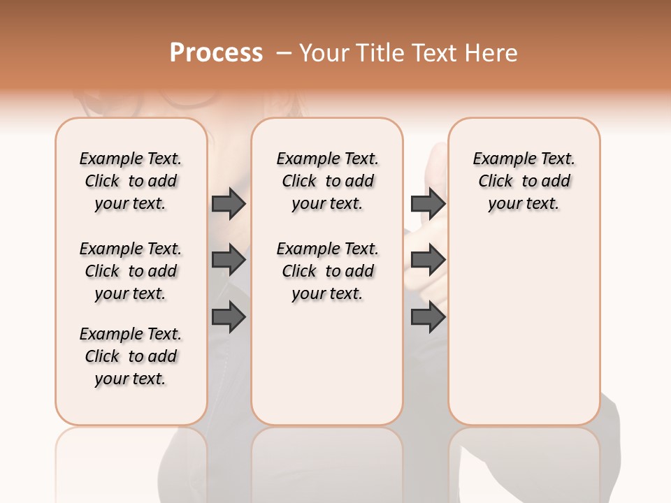 Grin Woman Complexion PowerPoint Template