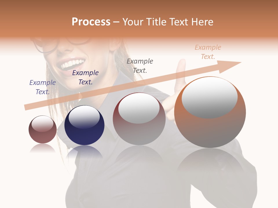 Grin Woman Complexion PowerPoint Template