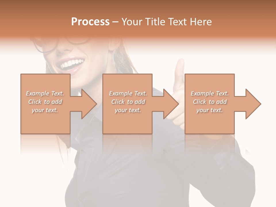 Grin Woman Complexion PowerPoint Template