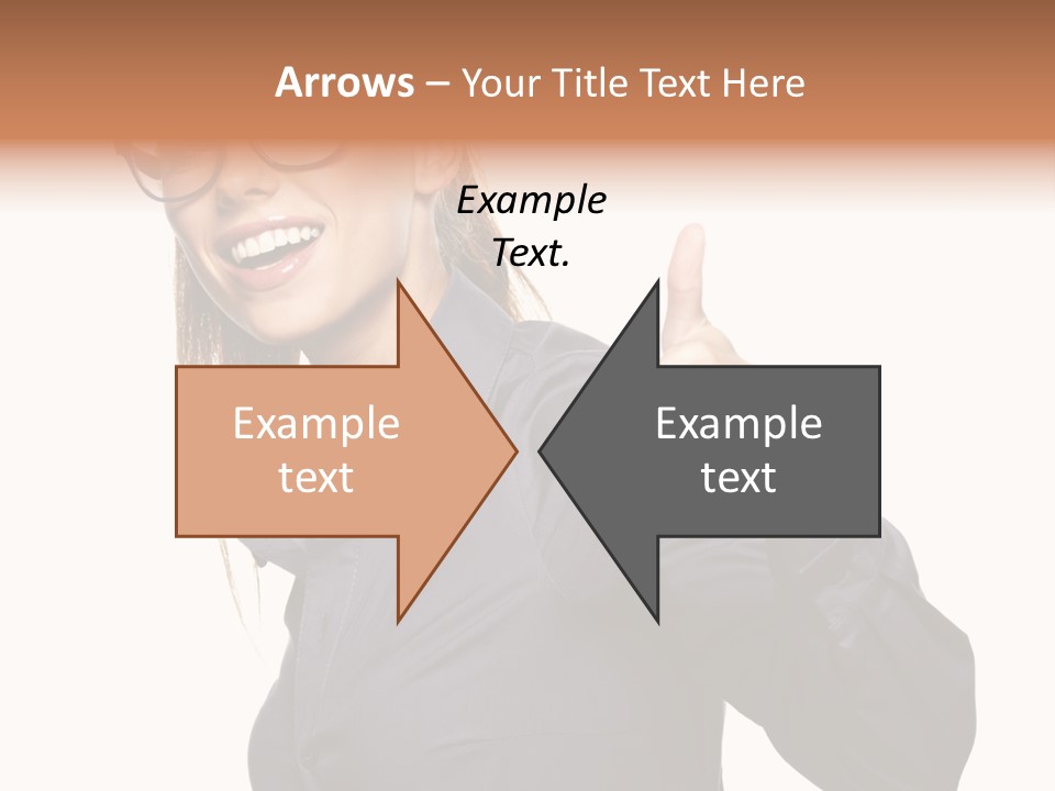 Grin Woman Complexion PowerPoint Template