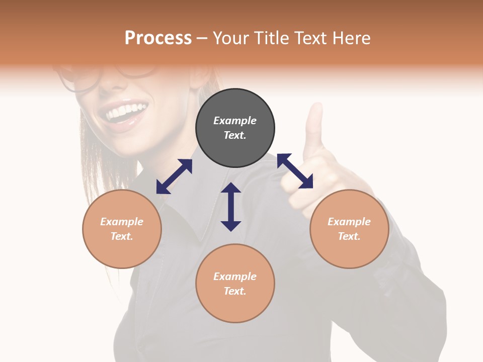 Grin Woman Complexion PowerPoint Template