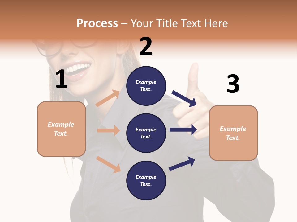 Grin Woman Complexion PowerPoint Template