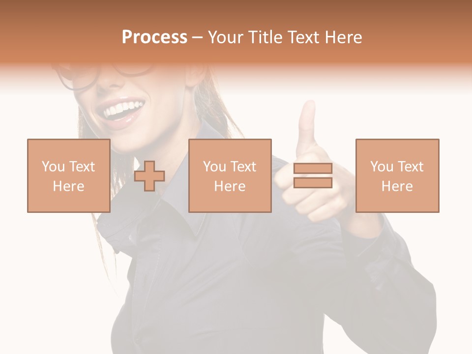 Grin Woman Complexion PowerPoint Template