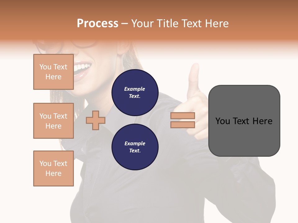 Grin Woman Complexion PowerPoint Template