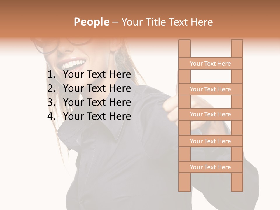 Grin Woman Complexion PowerPoint Template