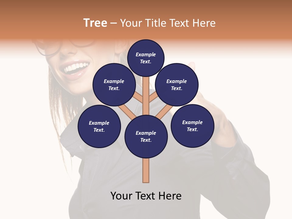 Grin Woman Complexion PowerPoint Template