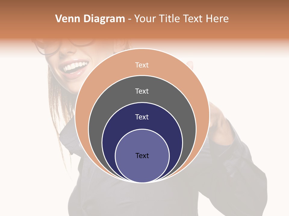 Grin Woman Complexion PowerPoint Template