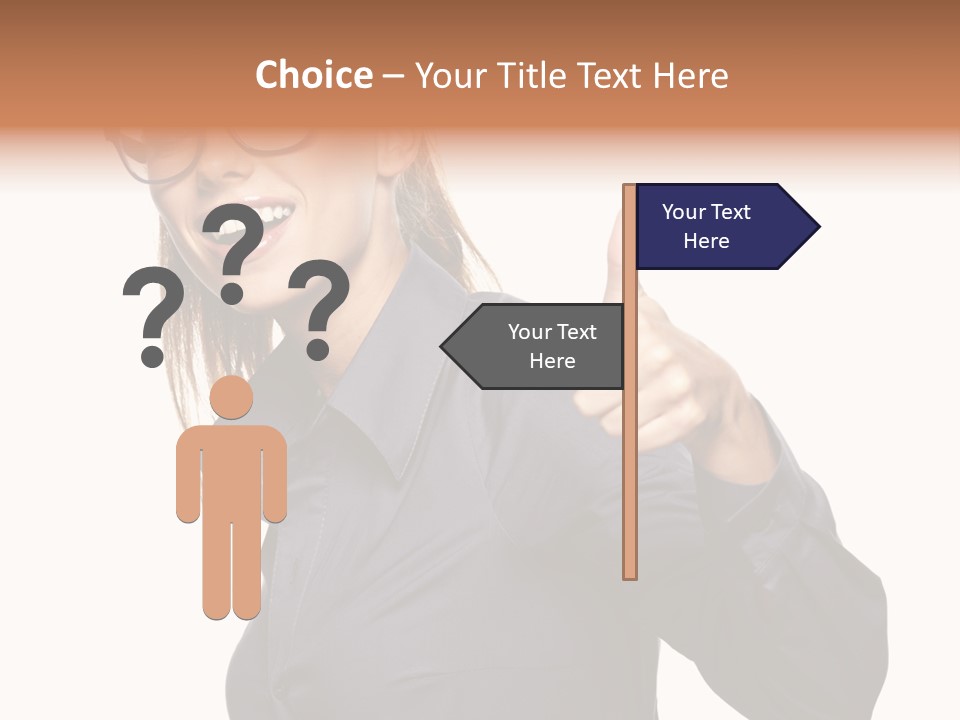 Grin Woman Complexion PowerPoint Template