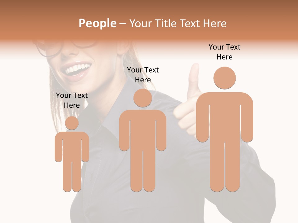 Grin Woman Complexion PowerPoint Template