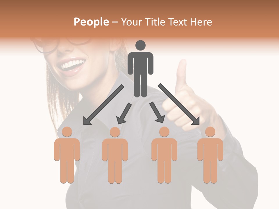 Grin Woman Complexion PowerPoint Template