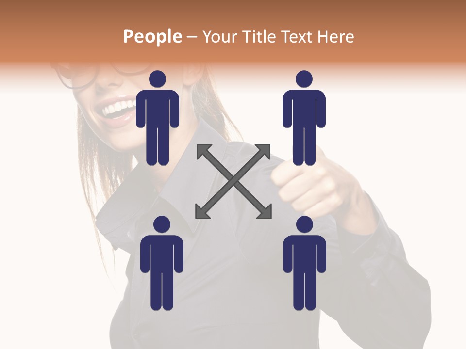 Grin Woman Complexion PowerPoint Template