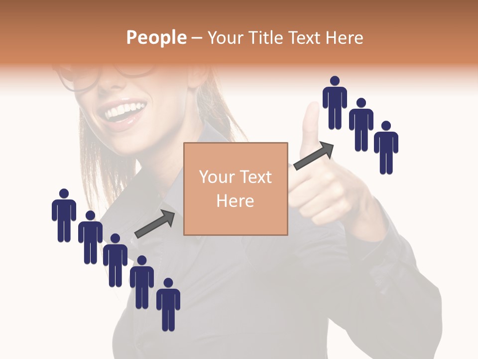 Grin Woman Complexion PowerPoint Template