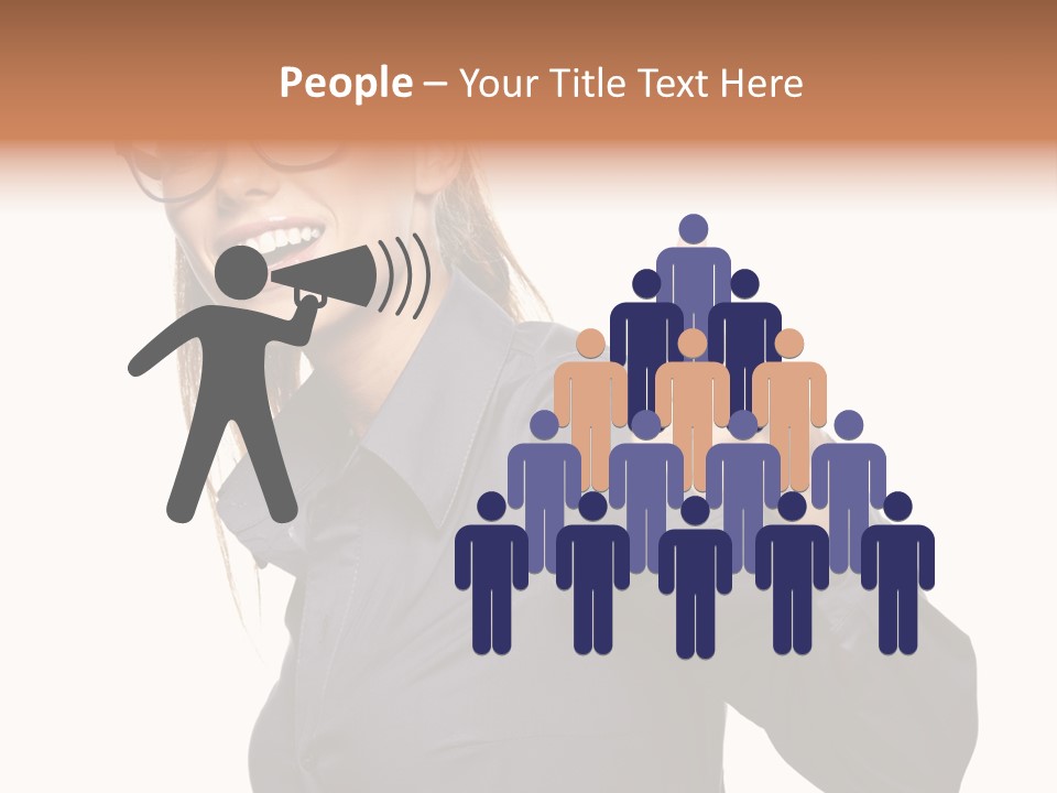 Grin Woman Complexion PowerPoint Template