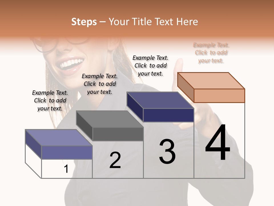 Grin Woman Complexion PowerPoint Template