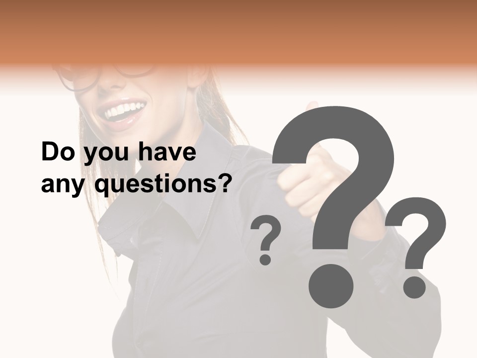 Grin Woman Complexion PowerPoint Template