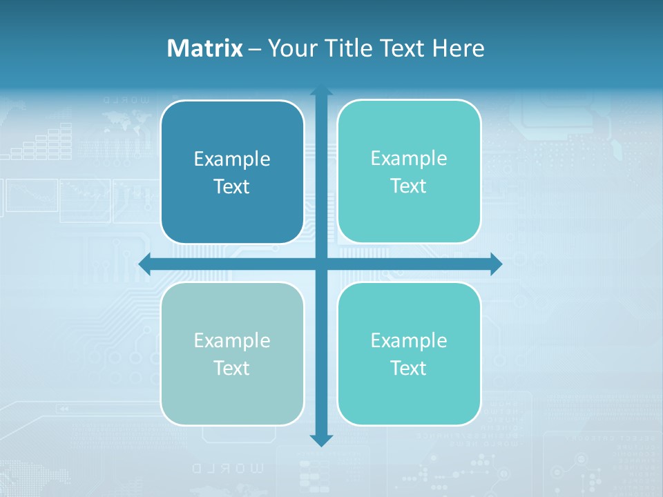 Device Communication Pattern PowerPoint Template