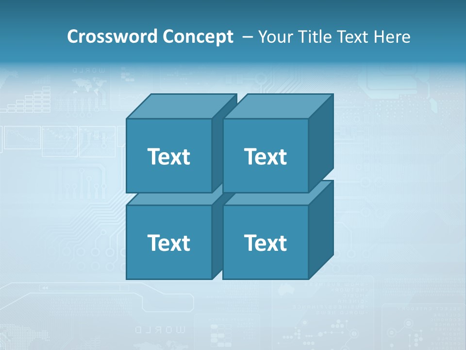 Device Communication Pattern PowerPoint Template
