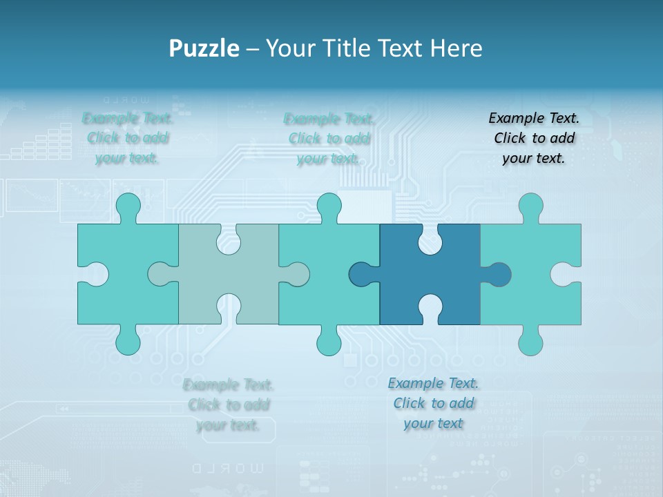 Device Communication Pattern PowerPoint Template
