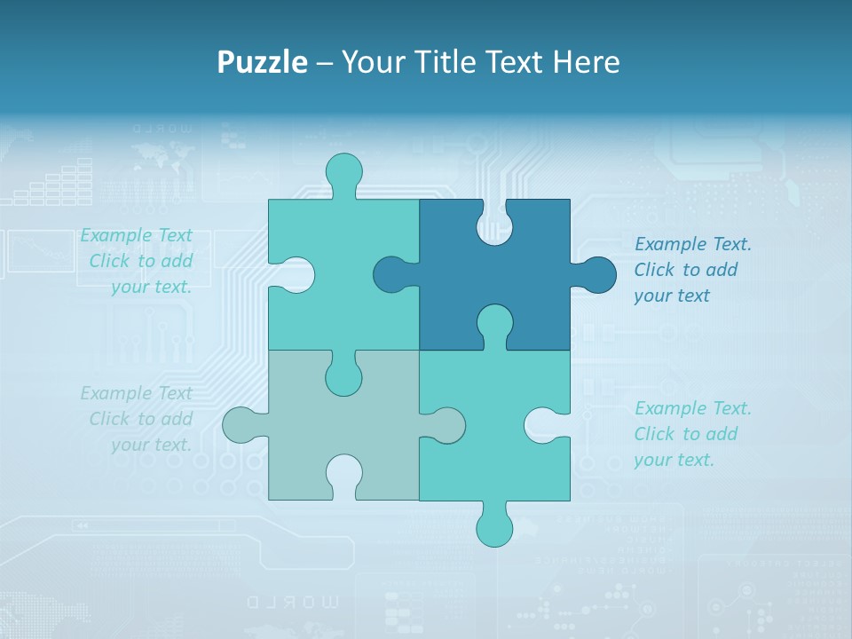 Device Communication Pattern PowerPoint Template
