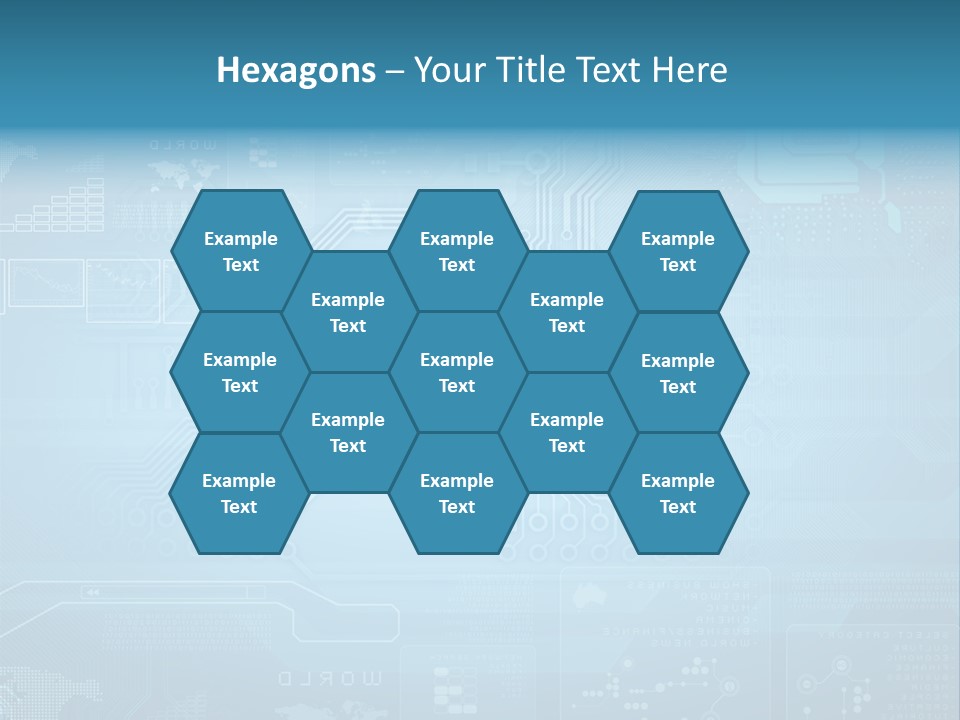 Device Communication Pattern PowerPoint Template