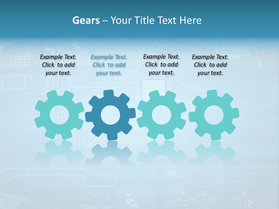 Device Communication Pattern PowerPoint Template