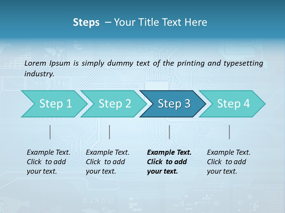Device Communication Pattern PowerPoint Template