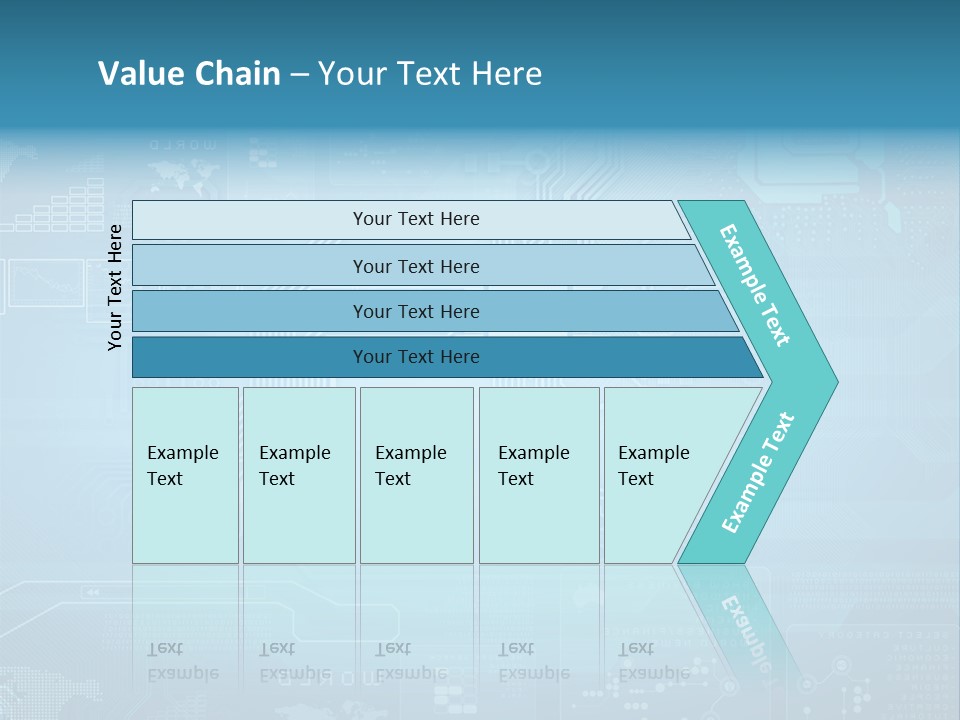 Device Communication Pattern PowerPoint Template