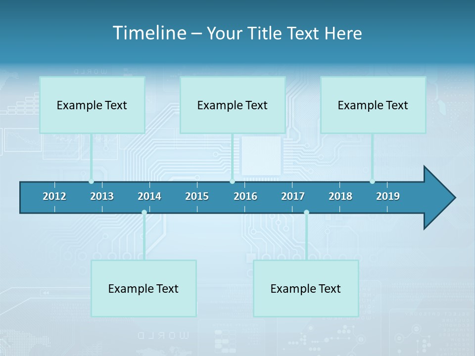 Device Communication Pattern PowerPoint Template