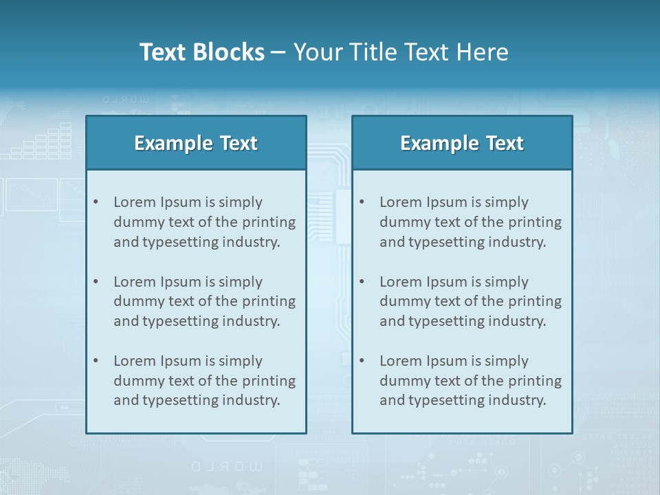 Device Communication Pattern PowerPoint Template