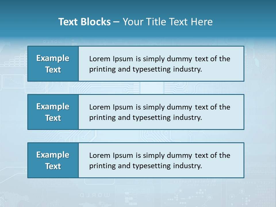 Device Communication Pattern PowerPoint Template