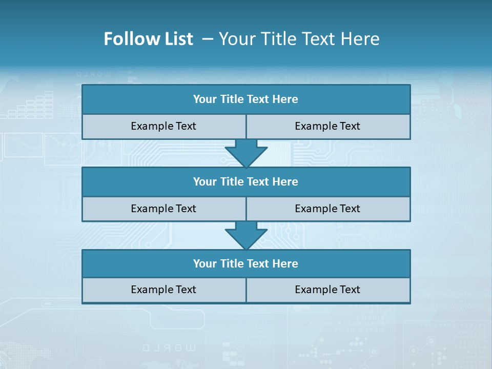 Device Communication Pattern PowerPoint Template