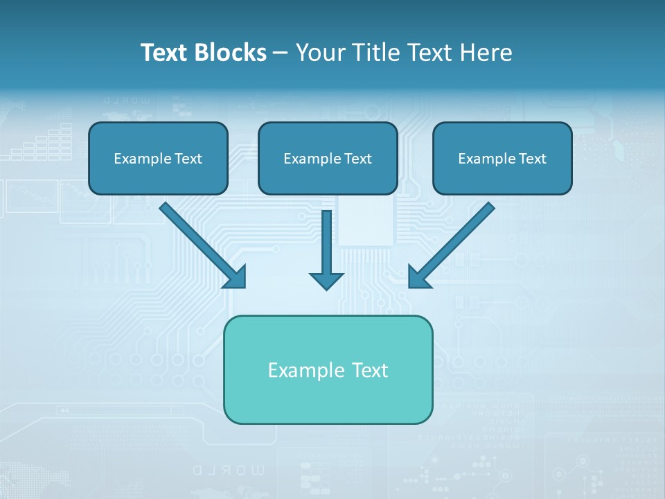 Device Communication Pattern PowerPoint Template