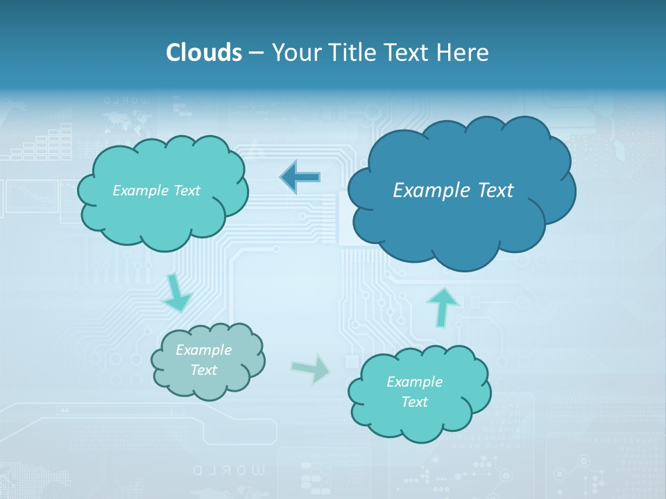 Device Communication Pattern PowerPoint Template