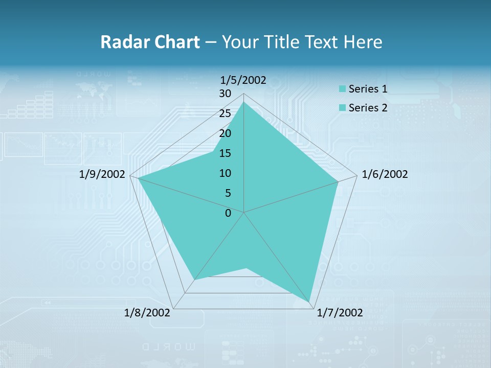 Device Communication Pattern PowerPoint Template