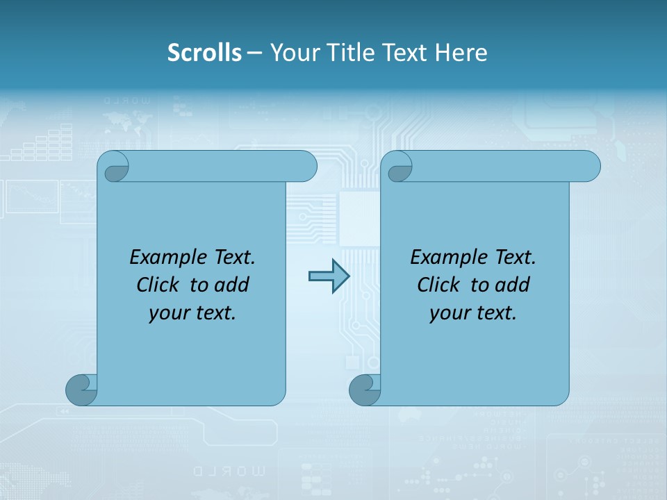 Device Communication Pattern PowerPoint Template