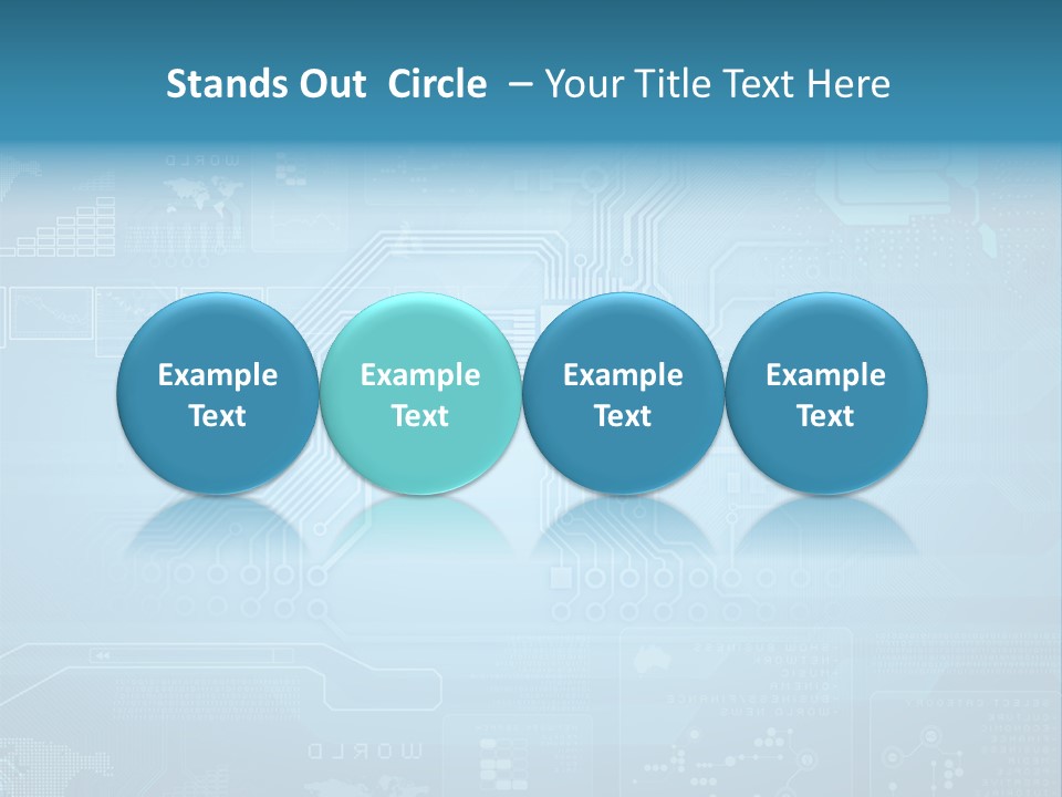 Device Communication Pattern PowerPoint Template