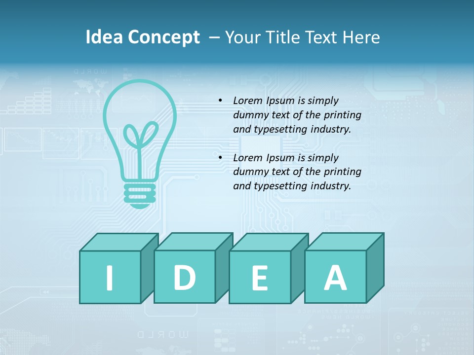 Device Communication Pattern PowerPoint Template