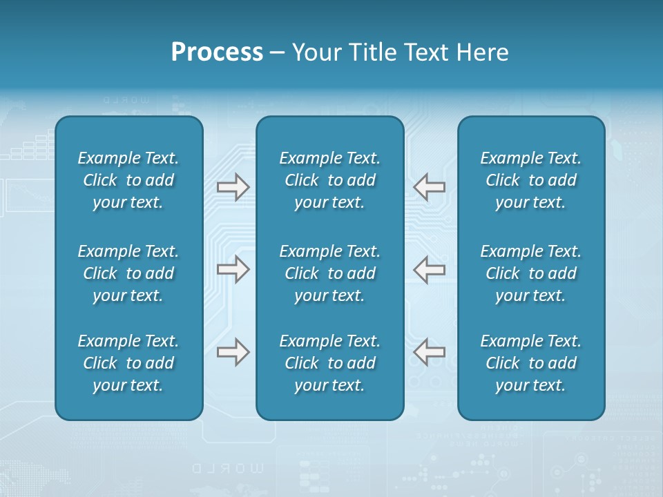 Device Communication Pattern PowerPoint Template