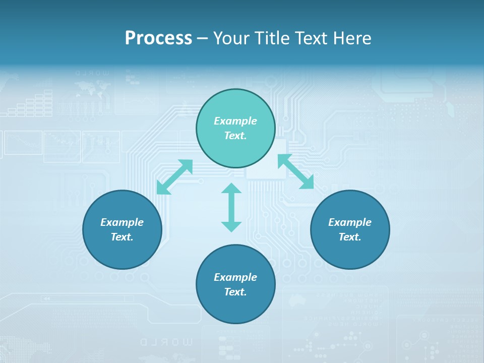 Device Communication Pattern PowerPoint Template