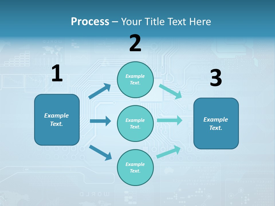 Device Communication Pattern PowerPoint Template