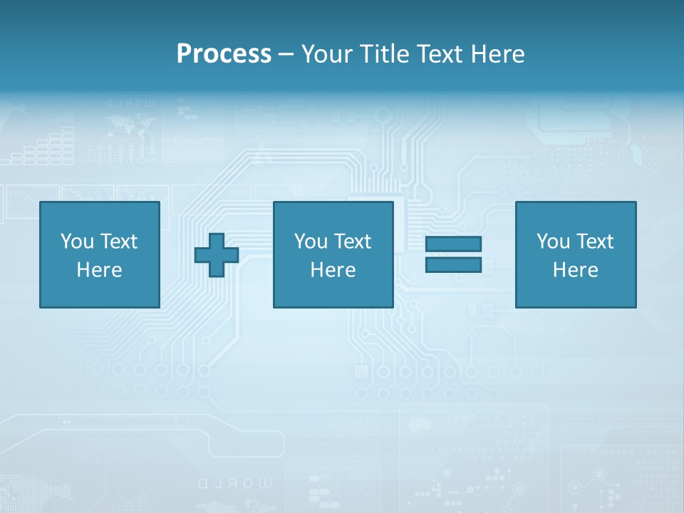 Device Communication Pattern PowerPoint Template