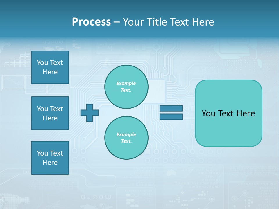Device Communication Pattern PowerPoint Template