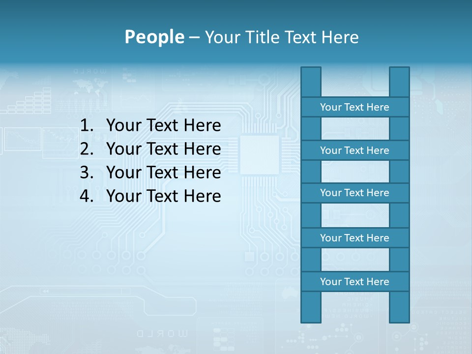 Device Communication Pattern PowerPoint Template