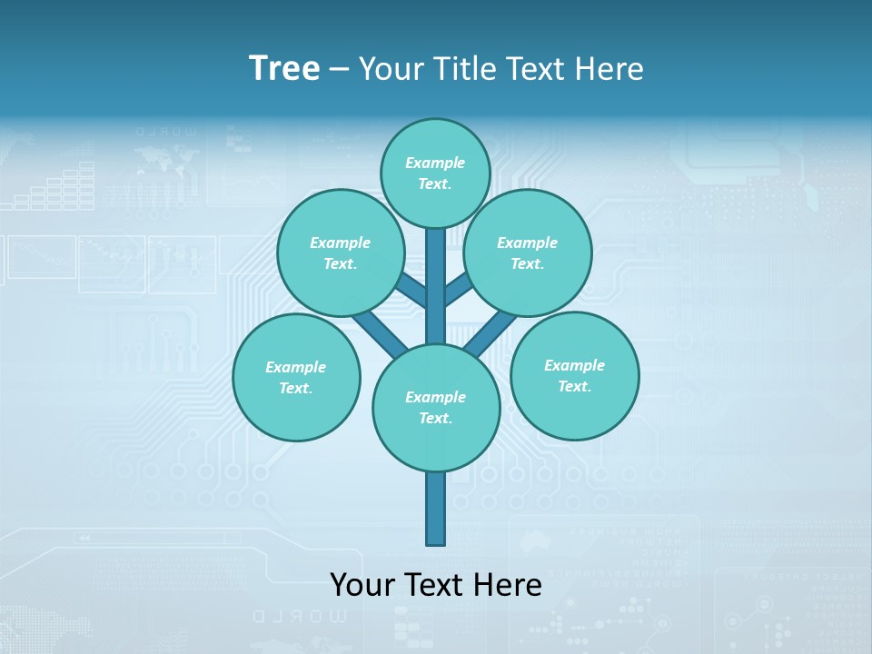 Device Communication Pattern PowerPoint Template