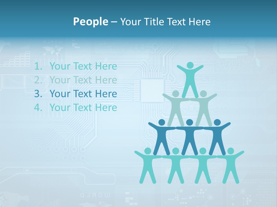 Device Communication Pattern PowerPoint Template