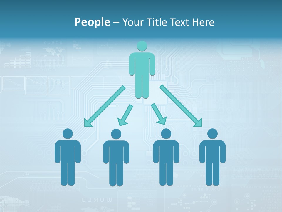 Device Communication Pattern PowerPoint Template