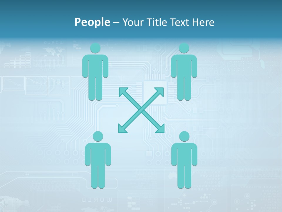 Device Communication Pattern PowerPoint Template