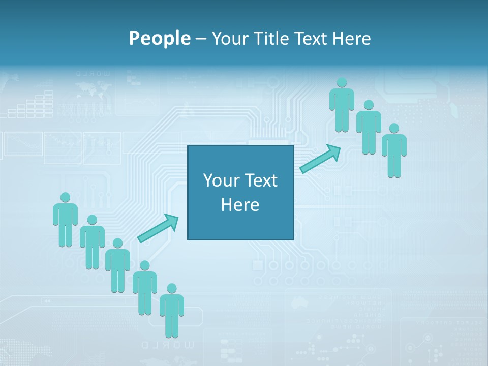 Device Communication Pattern PowerPoint Template