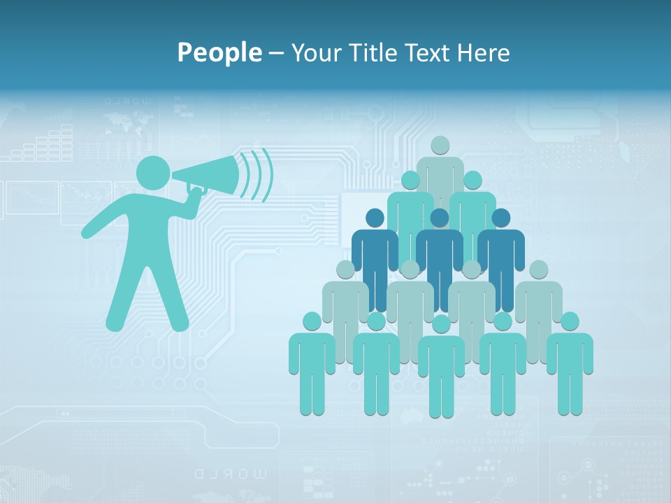 Device Communication Pattern PowerPoint Template