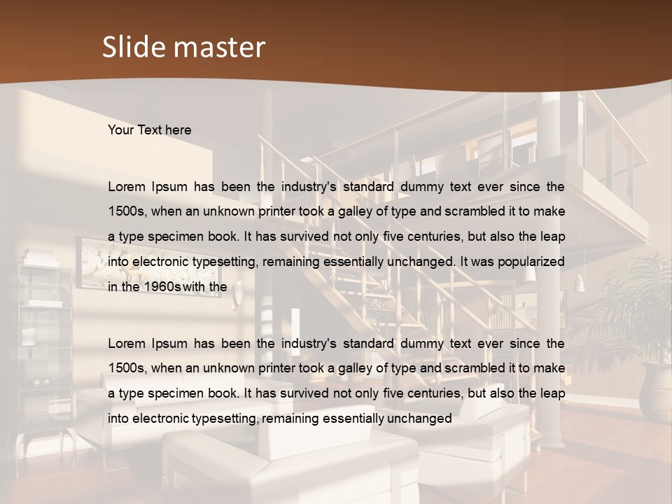 Futuristic Abstract Living PowerPoint Template